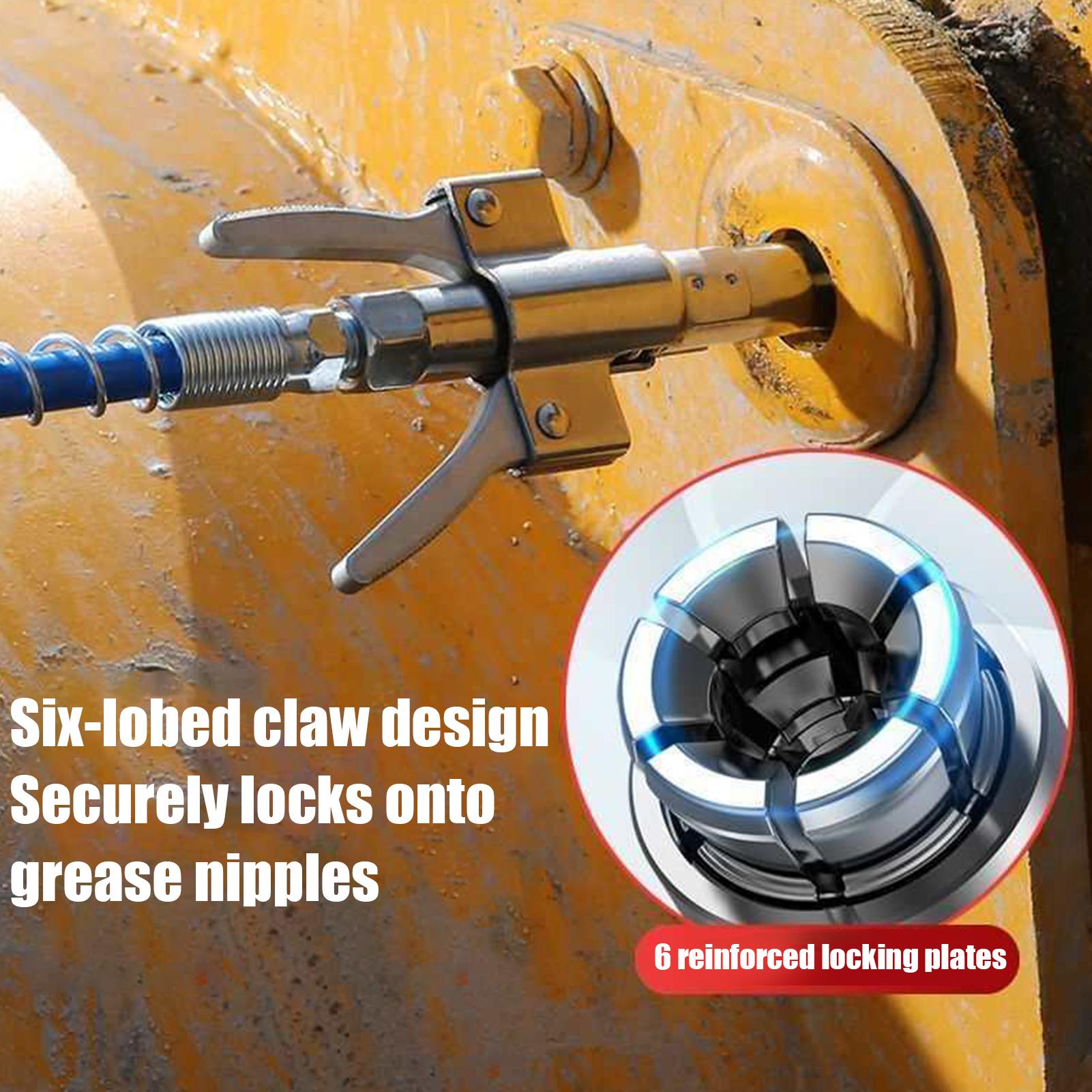 Heavy Equipment Quick Couplers - Grease Coupler Quick Release Grease Fitting