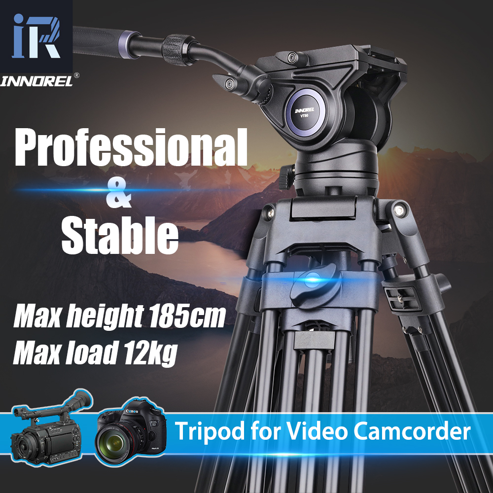 Heavy Equipment Video - VT80 Video Tripod System 185cm Professional