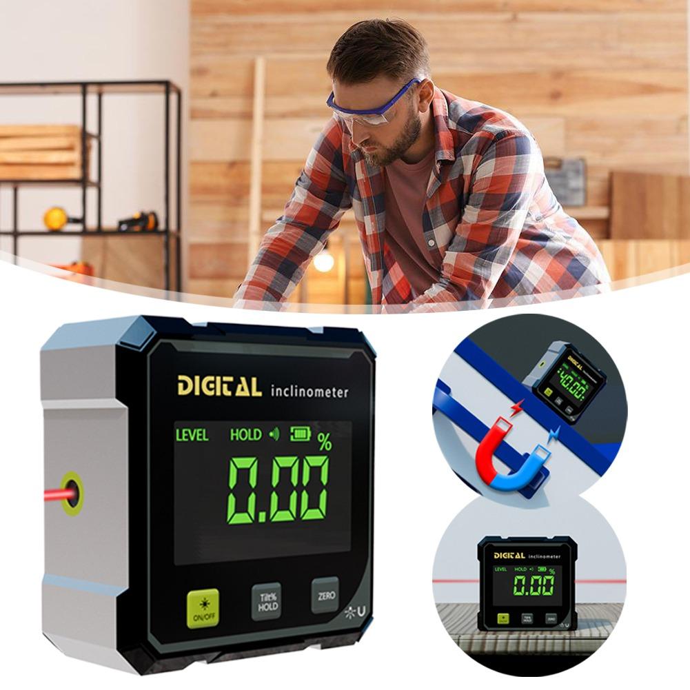 Laser Level Rotary - 360° Professional Protractor Inclinometer Digital Display