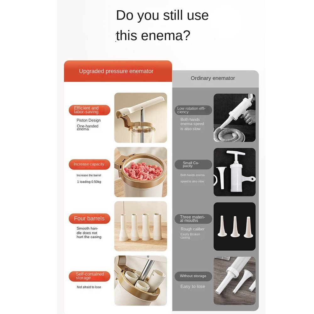 Homemade Manual Sausage Stuffe - Heavy Equipment Manual のレビューと価格