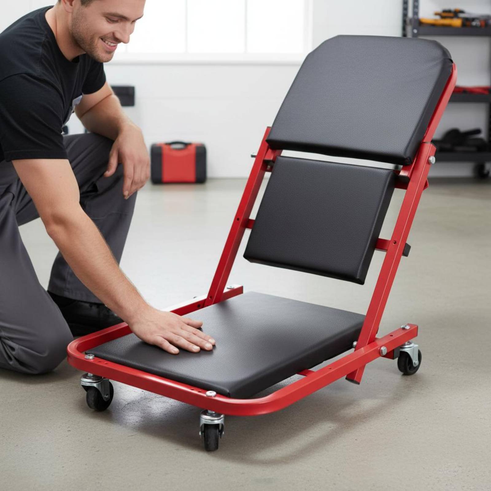 Folding Creeper Seat Foldable  - Heavy Equipment Repair のレビューと価格