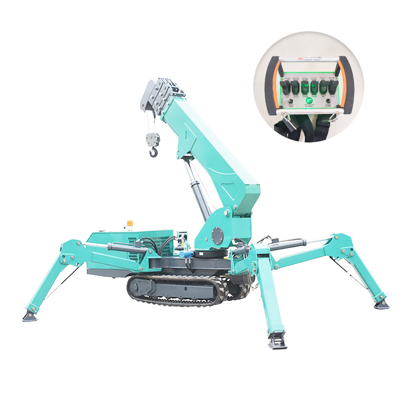 7T Hydraulic Spider Crane Mini - Compact Crawler Boom Lift のレビューと価格