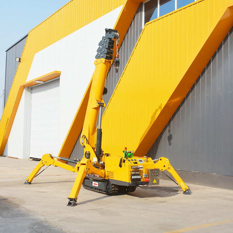 7T Hydraulic Spider Crane Mini - Compact Crawler Boom Lift のレビューと価格