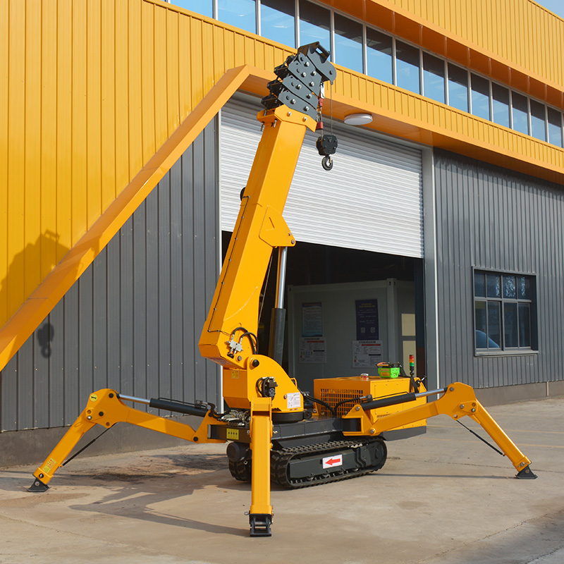 7T Hydraulic Spider Crane Mini - Compact Crawler Boom Lift のレビューと価格