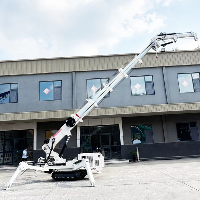 Compact Mini Spider Crane 1.5T - Compact Crawler Boom Lift のレビューと価格