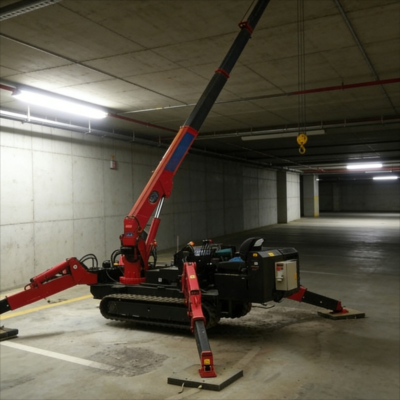 Customized 3 Ton Mini Spider C - Compact Crawler Boom Lift のレビューと価格
