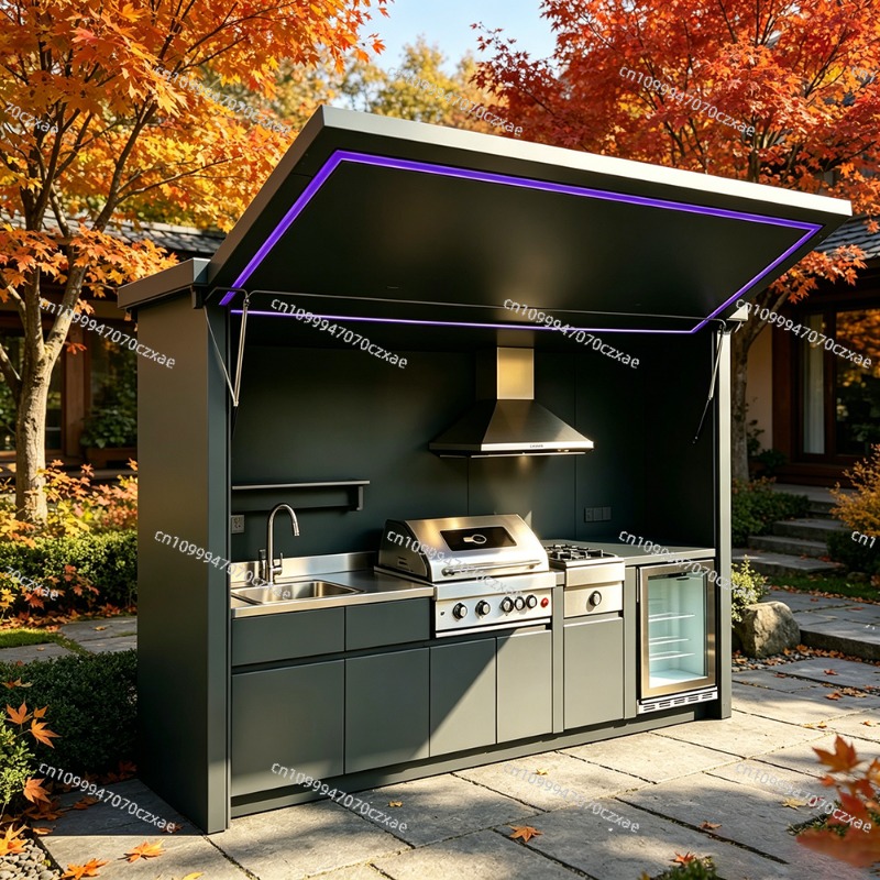 All-Weather Outdoor Kitchen Un - Heavy Equipment Kitchen のレビューと価格