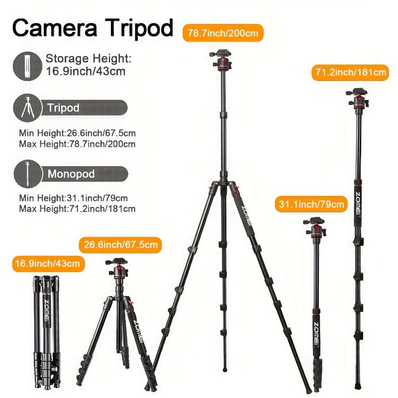 ZOMEI 78.7-inch/200cm Heavy-du - Heavy Equipment Video のレビューと価格