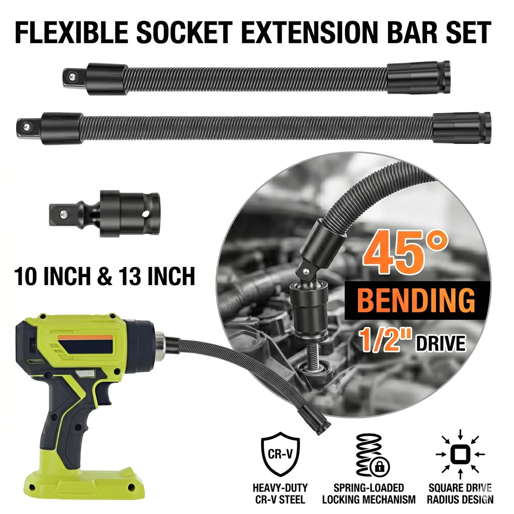 1/2 Flexible Socket Extension  - Heavy Equipment Repair のレビューと価格