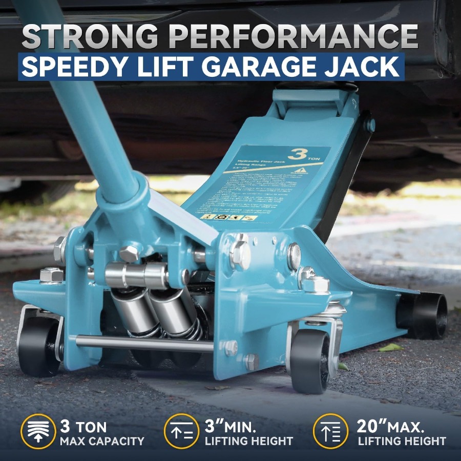 3 Ton Low Profile Floor Jack f - Hydraulic Floor Jack のレビューと価格