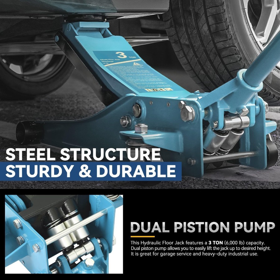 3 Ton Low Profile Floor Jack f - Hydraulic Floor Jack のレビューと価格