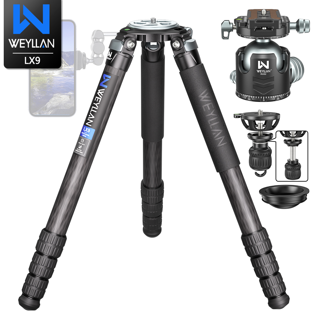 WEYLLAN LX9 Carbon Fiber Tripo - Heavy Equipment Video のレビューと価格
