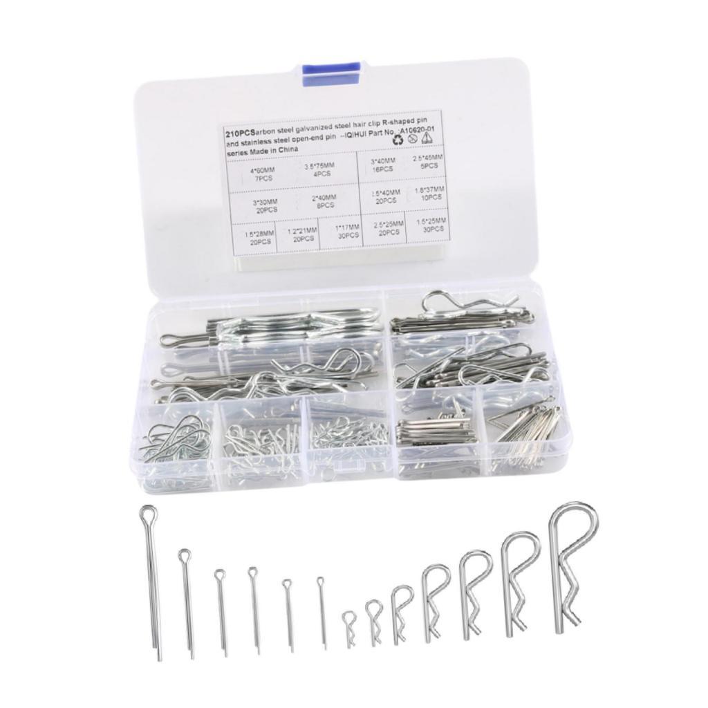 210x Cotter Pin Assortment Kit - Heavy Equipment Repair のレビューと価格