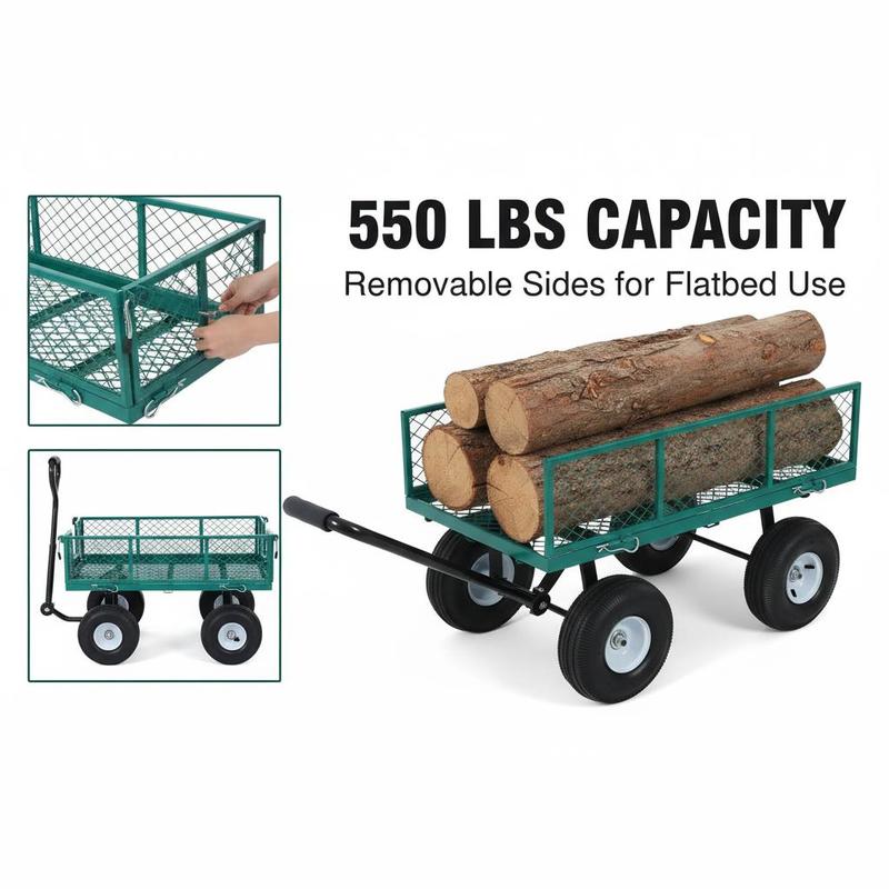 Iron Utility Wagon 34 x 18 Inc - Heavy Equipment Haulers のレビューと価格