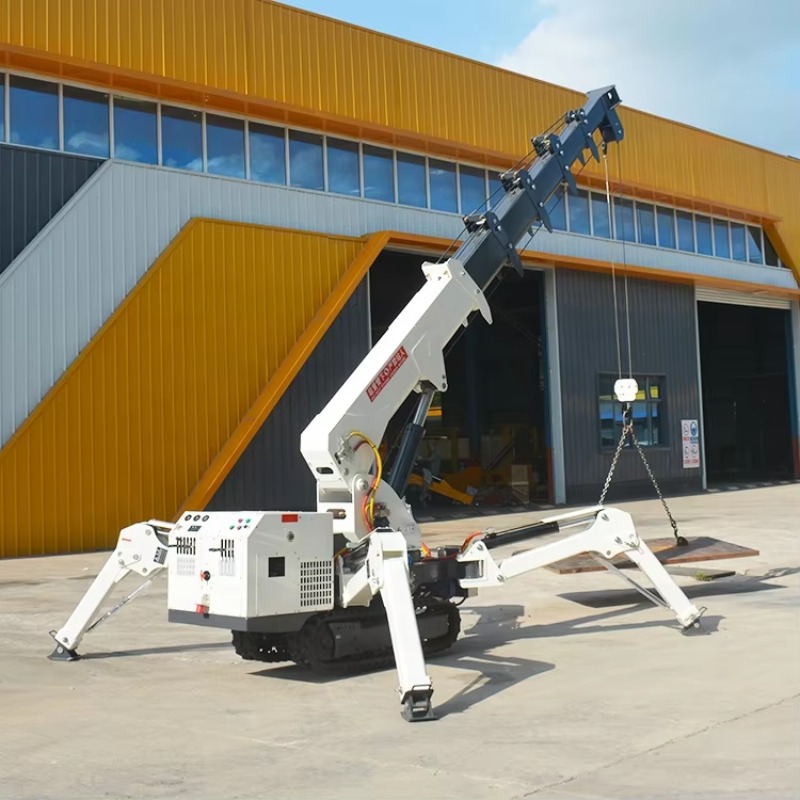 5Ton Narrow Space Spider Crane - Compact Crawler Boom Lift のレビューと価格