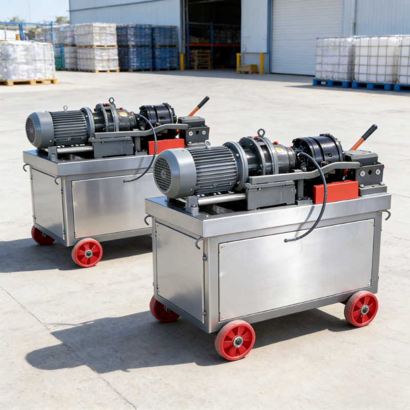 Portable Rebar Reinforcing Bar - Pipe Threading Machine のレビューと価格