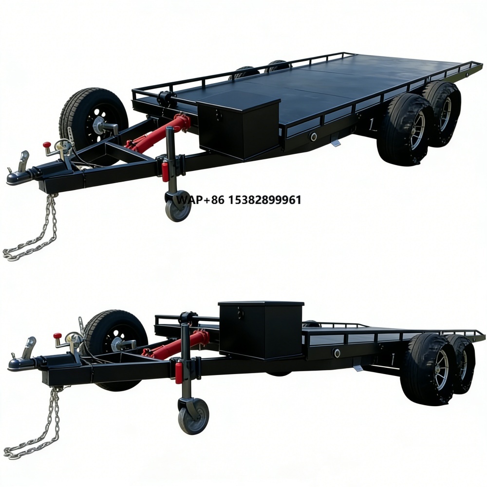 Heavy-Duty Double Axle Steel C - Heavy Equipment Haulers のレビューと価格