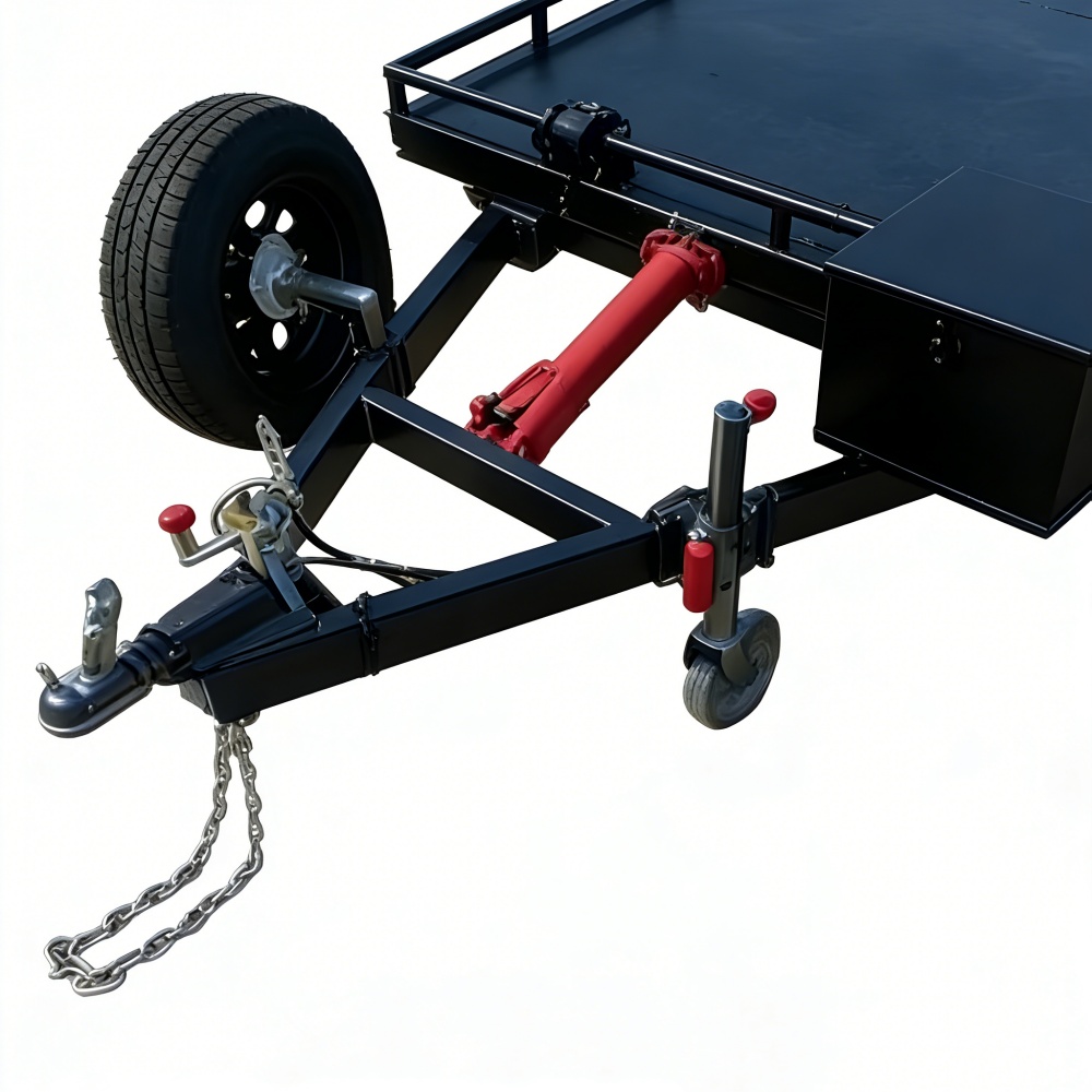 Heavy-Duty Double Axle Steel C - Heavy Equipment Haulers のレビューと価格