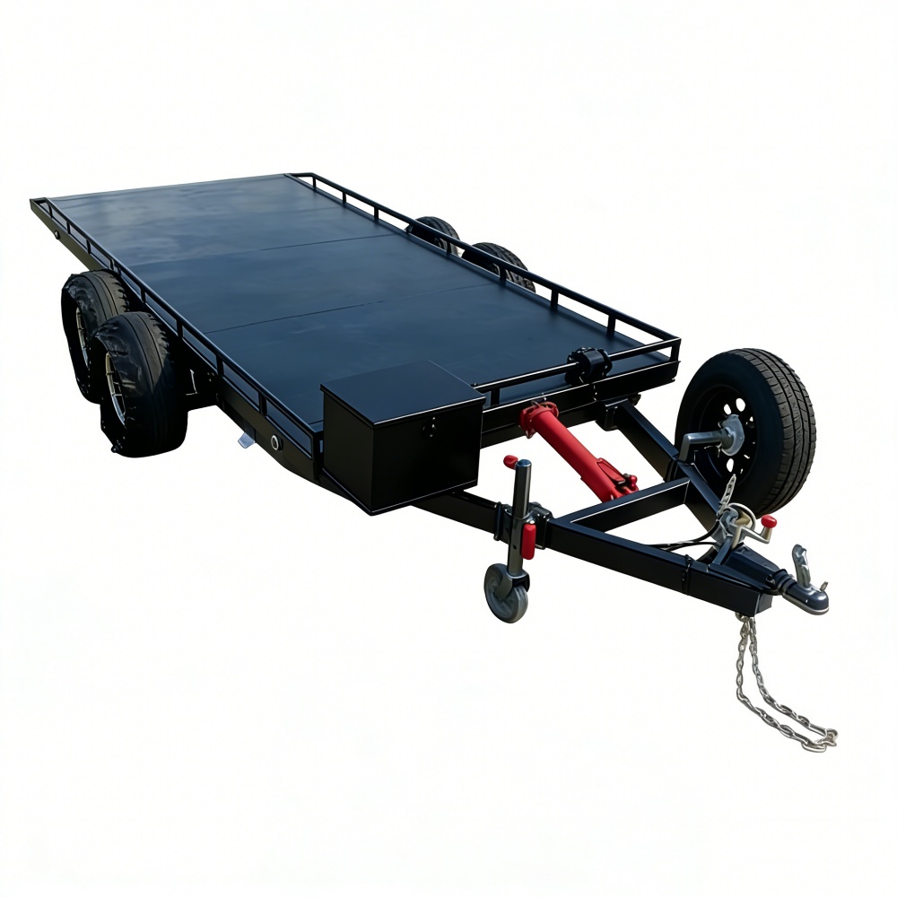 Heavy-Duty Double Axle Steel C - Heavy Equipment Haulers のレビューと価格