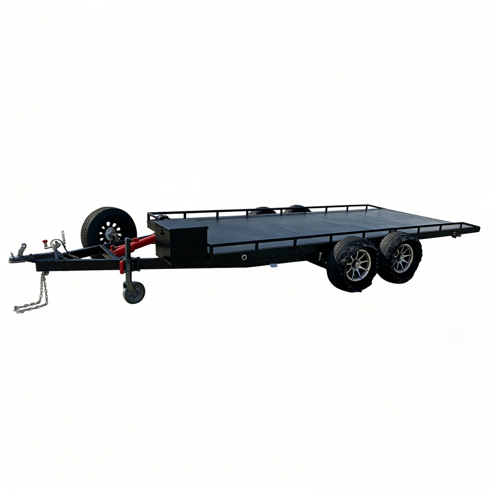 Heavy-Duty Double Axle Steel C - Heavy Equipment Haulers のレビューと価格