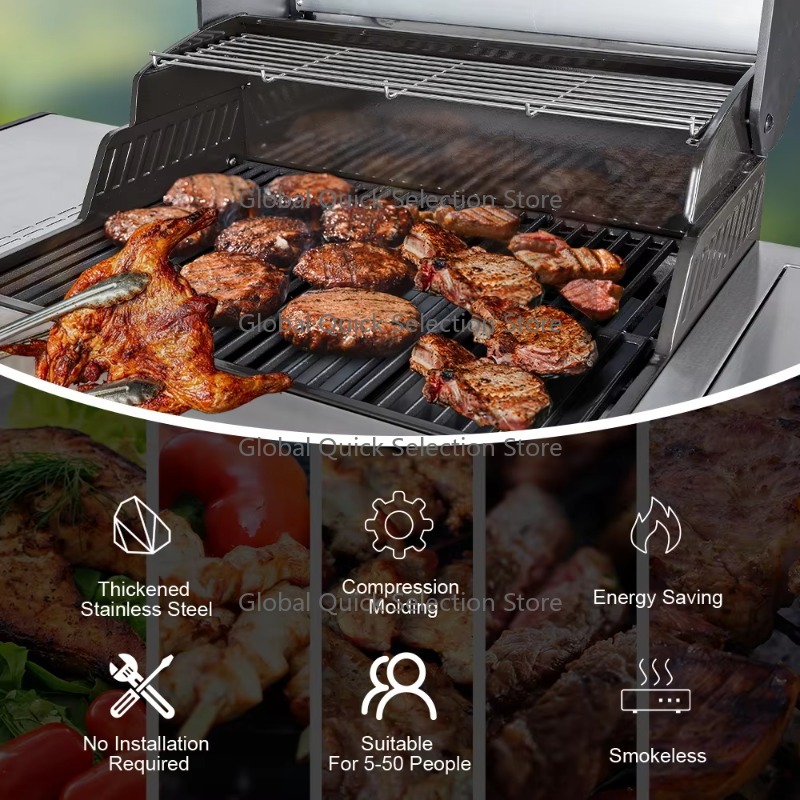 Heavy-duty Smokeless Gas BBQ G - Heavy Equipment Business のレビューと価格
