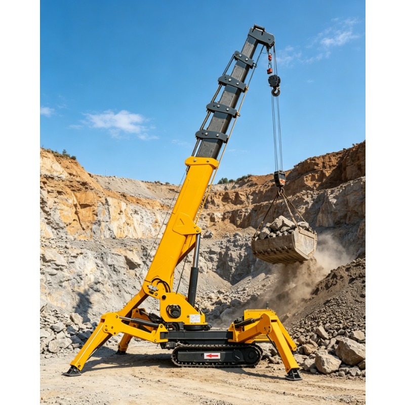 Electric Spider Crane Crawler  - Compact Crawler Boom Lift のレビューと価格