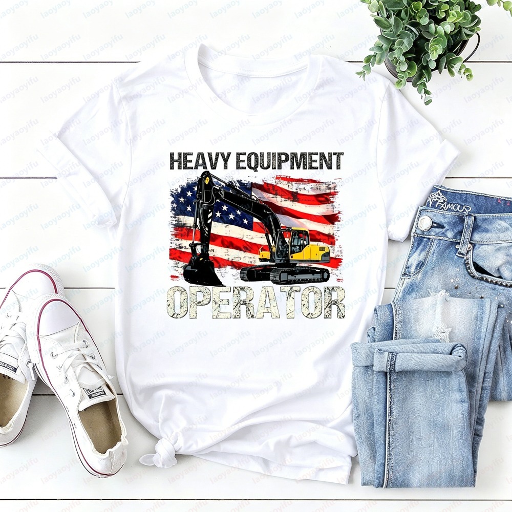 Summer Short Sleeve Fashion Me - Heavy Equipment Operations のレビューと価格