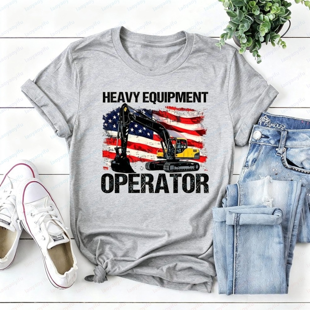 Summer Short Sleeve Fashion Me - Heavy Equipment Operations のレビューと価格