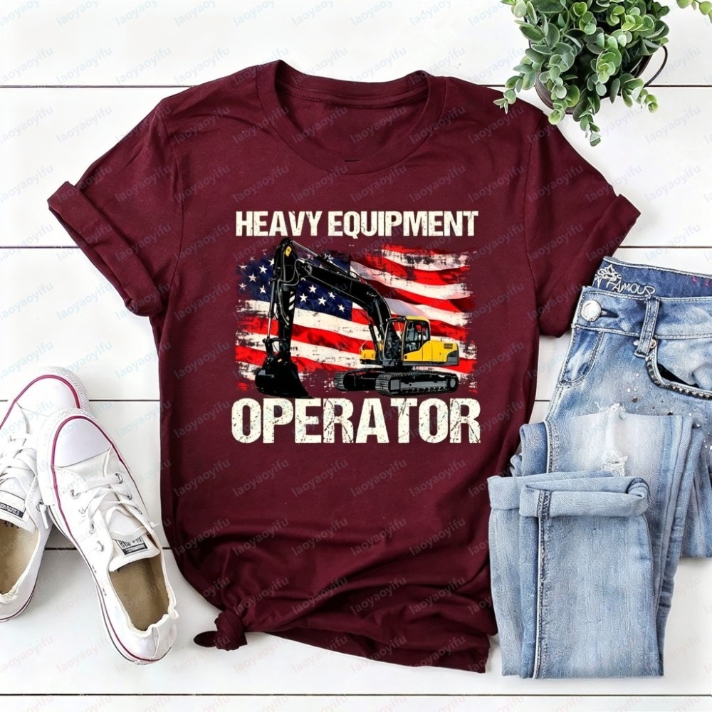 Summer Short Sleeve Fashion Me - Heavy Equipment Operations のレビューと価格