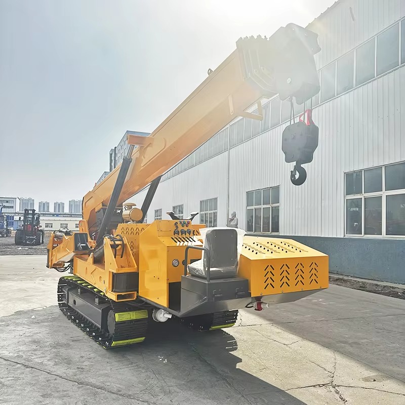 8Ton Heavy Lifting Spider Cran - Compact Crawler Boom Lift のレビューと価格