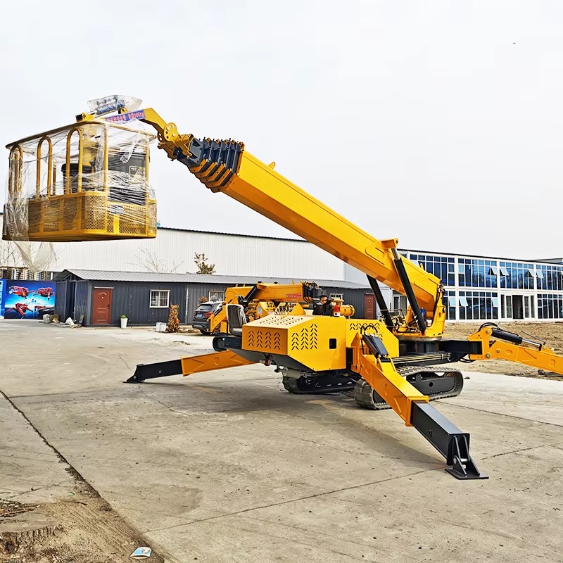 8Ton Heavy Lifting Spider Cran - Compact Crawler Boom Lift のレビューと価格