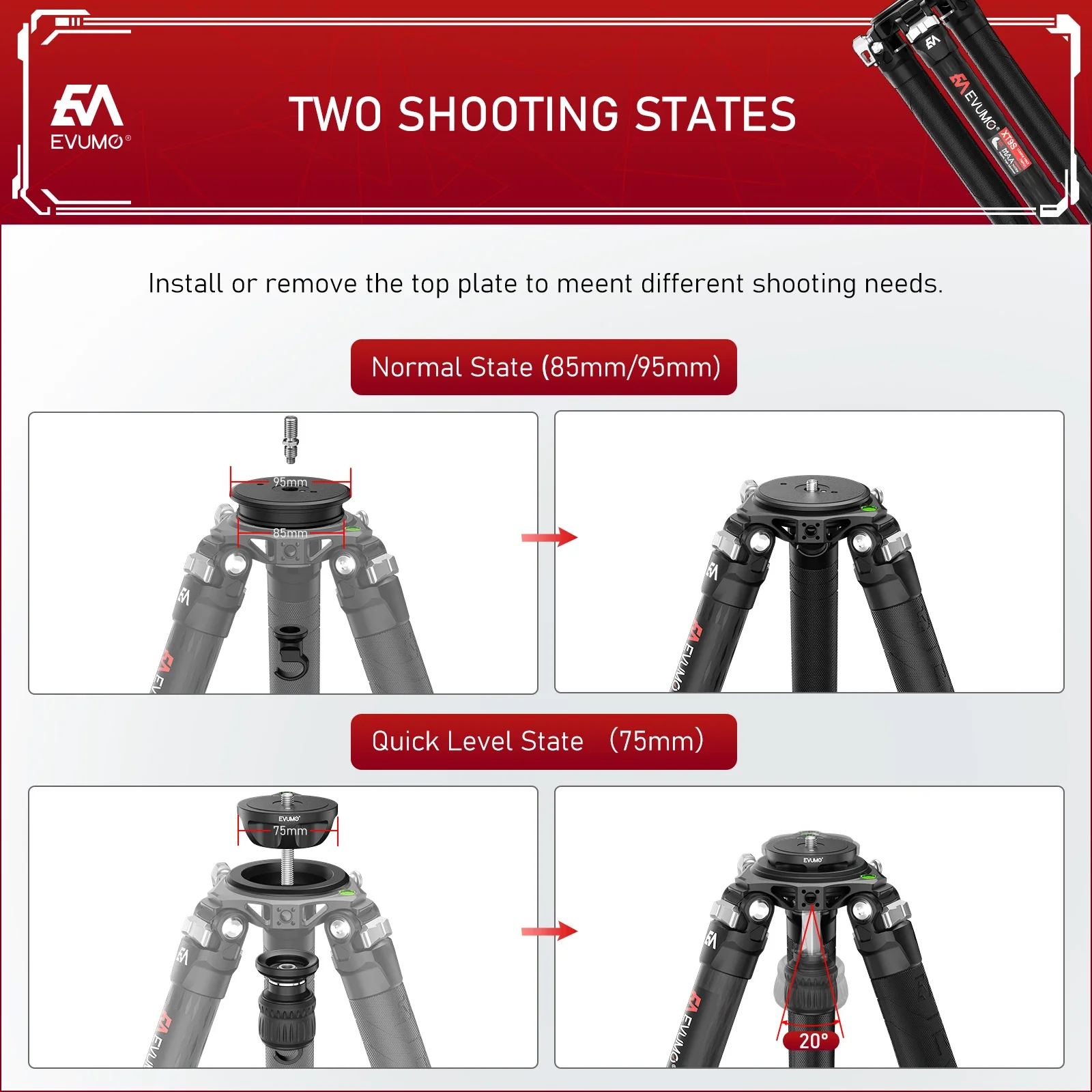 64.9'' Hunting Carbon Tripod f - Heavy Equipment Video のレビューと価格