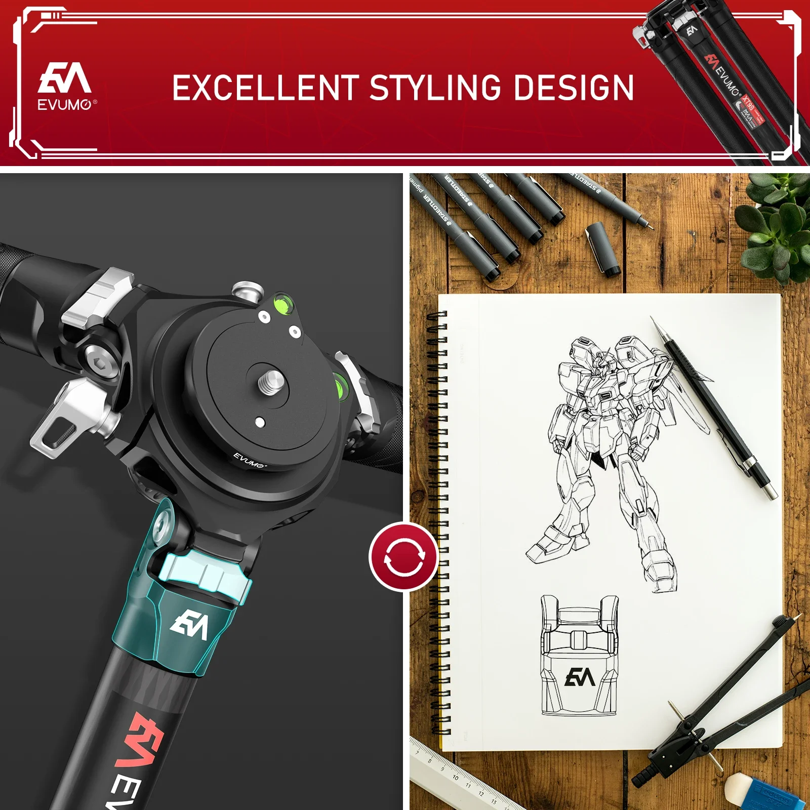 64.9'' Hunting Carbon Tripod f - Heavy Equipment Video のレビューと価格